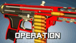 TEC-9自动手枪结构3D演示